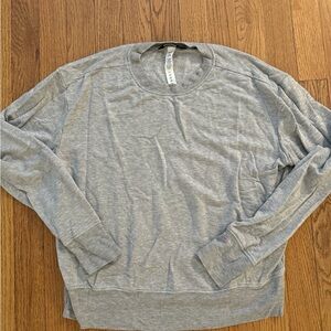 Splits59 super soft fleece grey pullover - small
